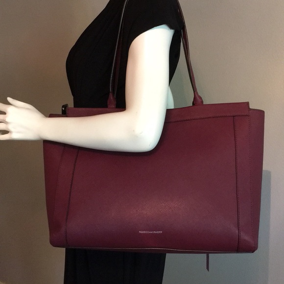 Rebecca Minkoff Handbags - REBECCA MINKOFF SAFFIANO WORK COMPUTER TOTE